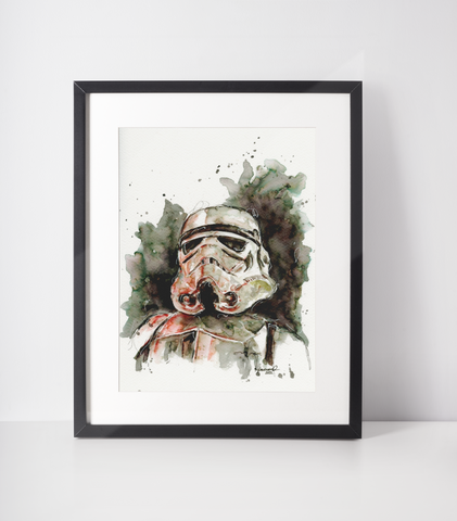 Stormtrooper - A4 Framed Print