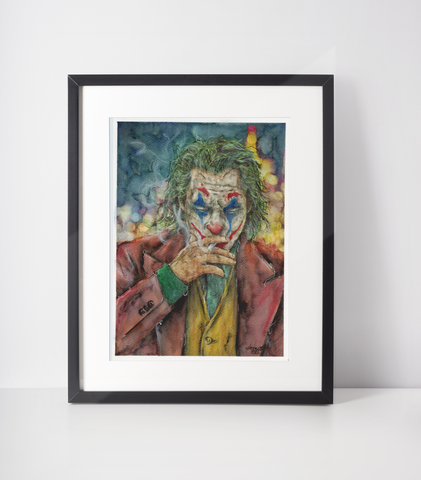 The Joker. Pt II - Framed A4 Print