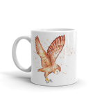 Flying Bard Owl - Ceramic Mug
