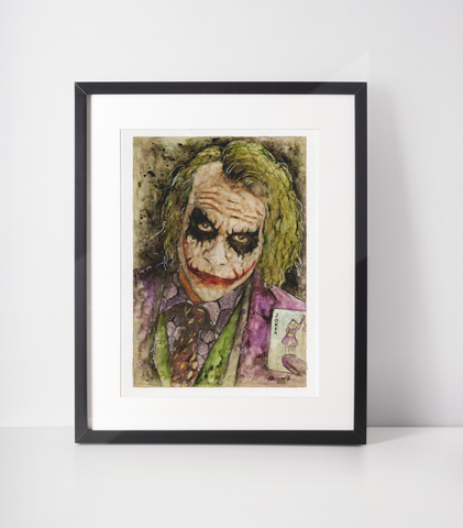 The Joker - A4 Framed Print