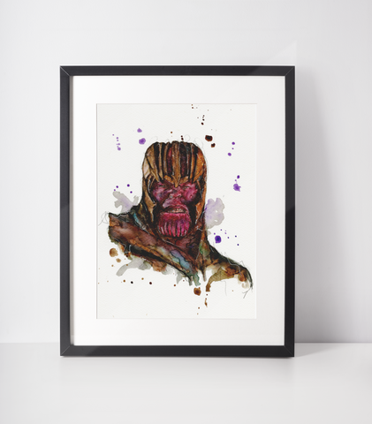 Thanos - A4 Framed Print