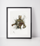 Black Panther - A4 Framed Print